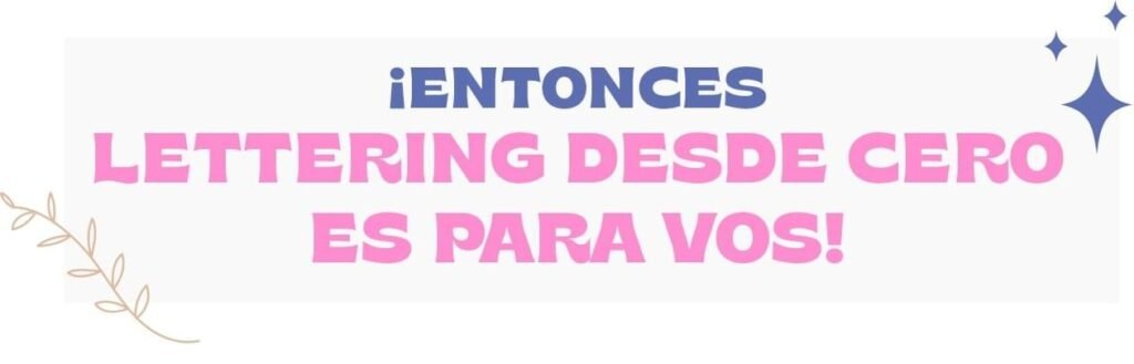 Lettering desde cero (Inicial) - lettering.com.ar
