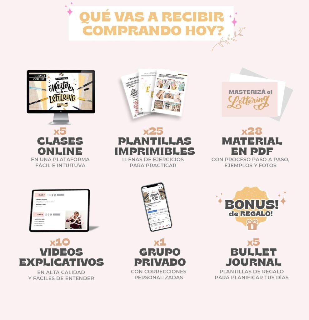 Vas Lettering Master de Lettering (Avanzado) - lettering.com.ar