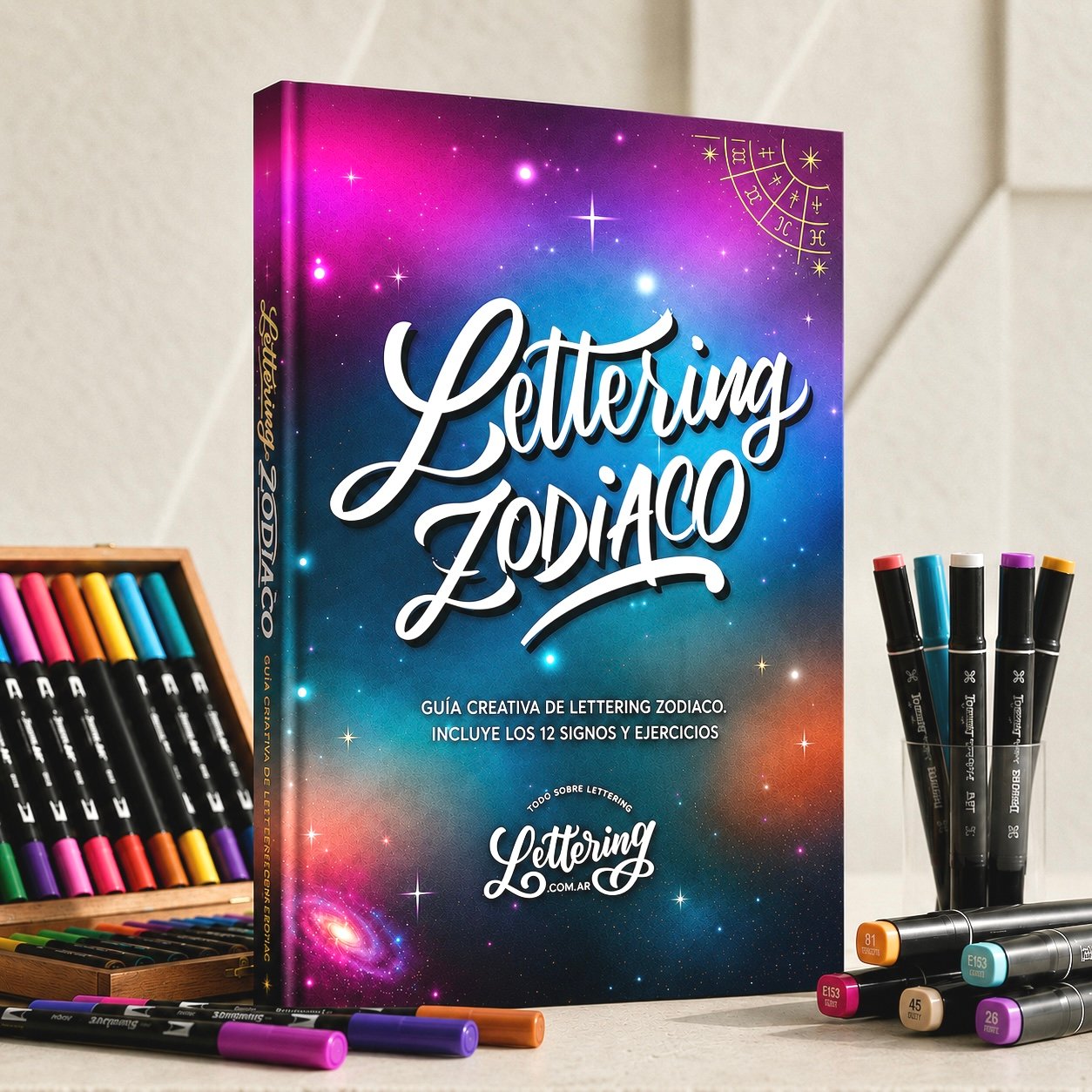 LETTERING ZODIACO – Cuadernillo Imprimible (PDF)